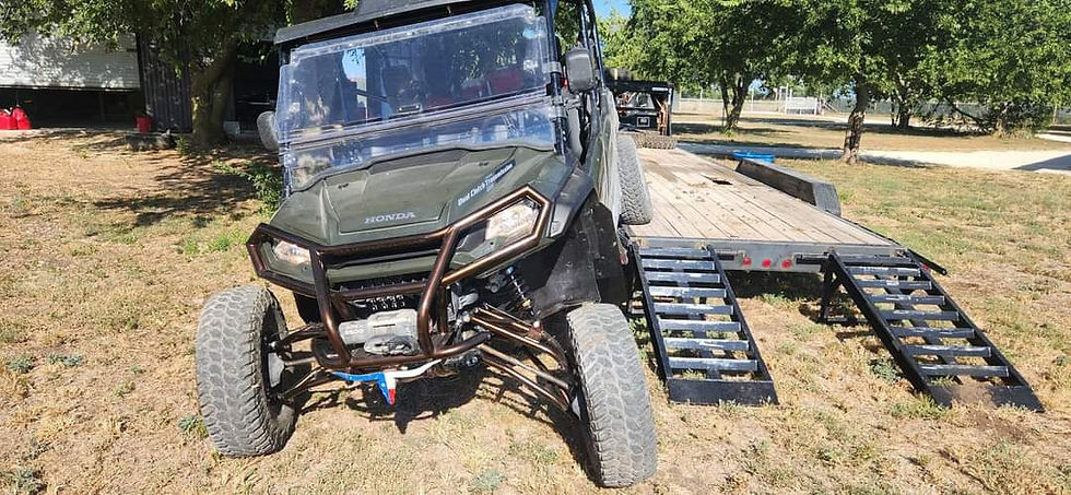 Thumbnail: Honda Pioneer 1000 Full Front Winch Bumper (Powder Coated)