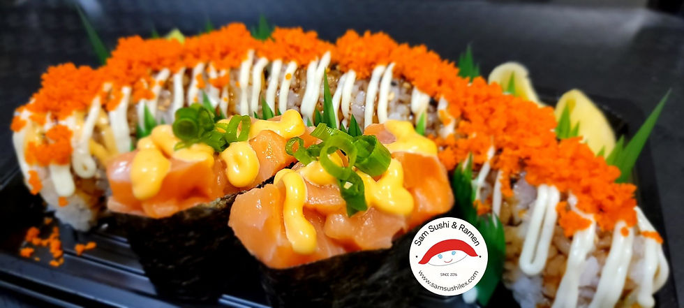 Gunkan and Hawaii Roll Combo