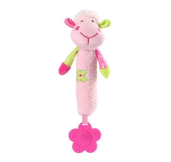 Przytulanka piszczek Różowa owieczka, "Baby Ono"