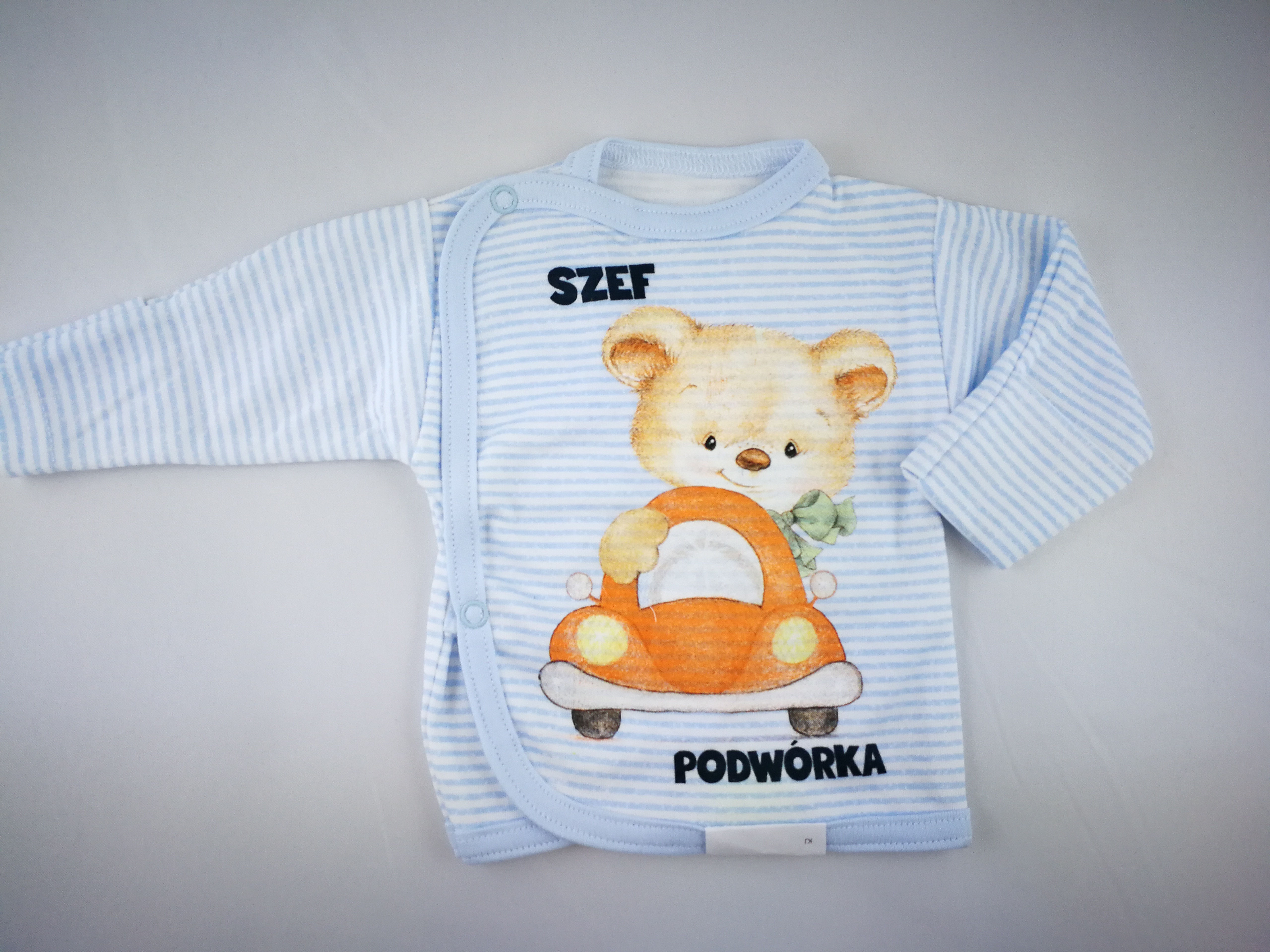 Koszulka kopertowa, niemowlęca  rozm. 56