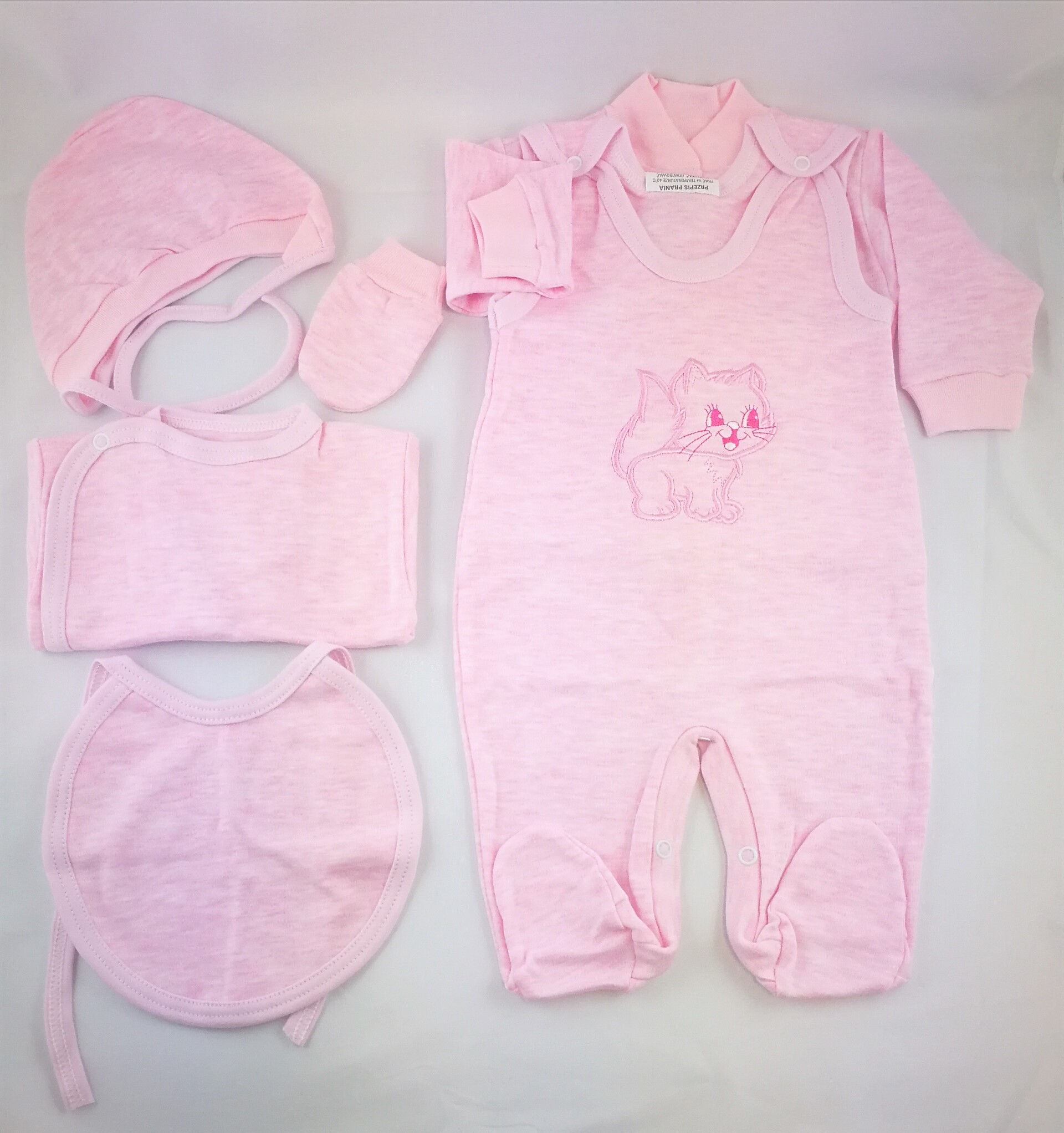 Komplet wyprawka 6 części, bawełna 100%, rozmiar 56