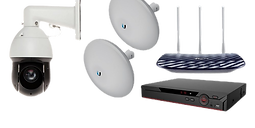 Camera Kit with NVR, Router and point to point transmitter bridges