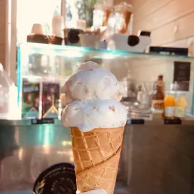 גביע גלידה ליצ׳י תוצרת הגולן