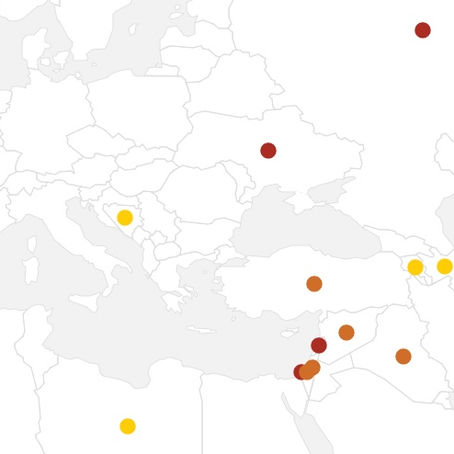 Konfliktzonen in Europa und rundherum