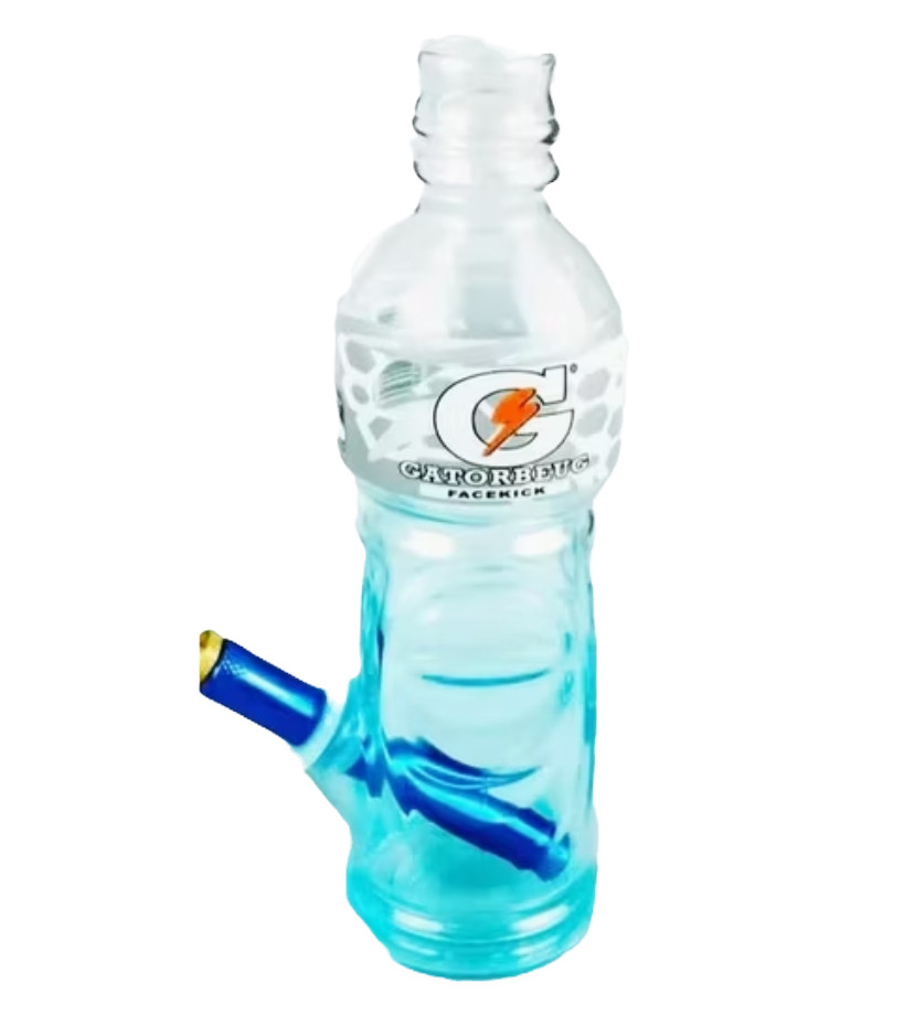 Gatorbeug Sports Bottle Glass Water Pipe | Colour Gradient
