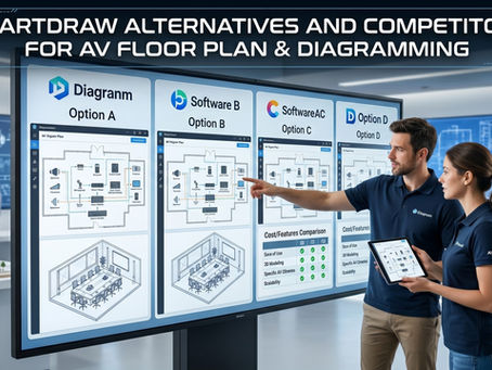 Best SmartDraw Competitors for AV Diagramming, Automation & Collaboration