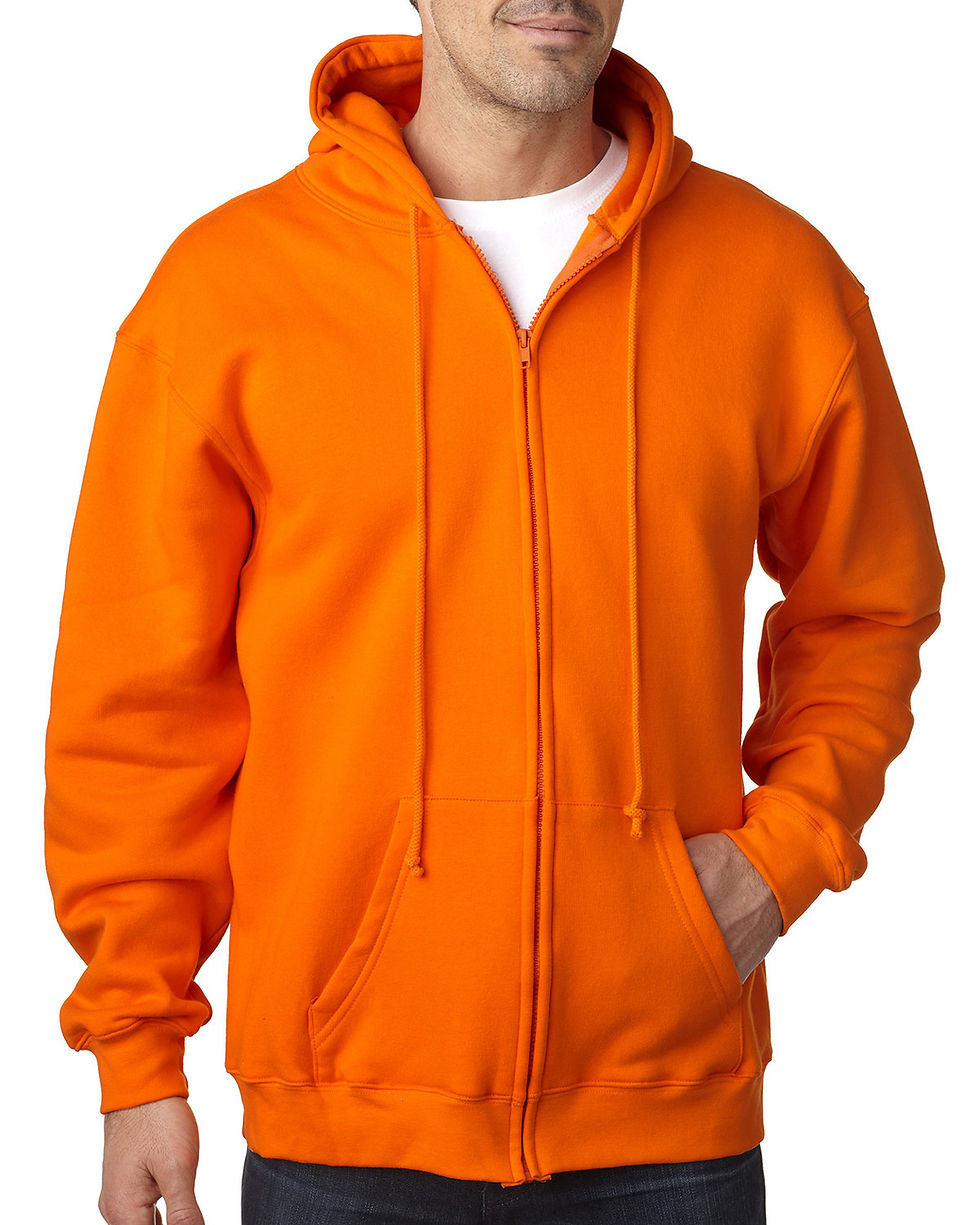 Thumbnail: BAYSIDE USA Adult Full-Zip Hoodie