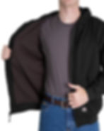 Thumbnail: BERNE Men's Heritage Thermal-Lined Hoodie