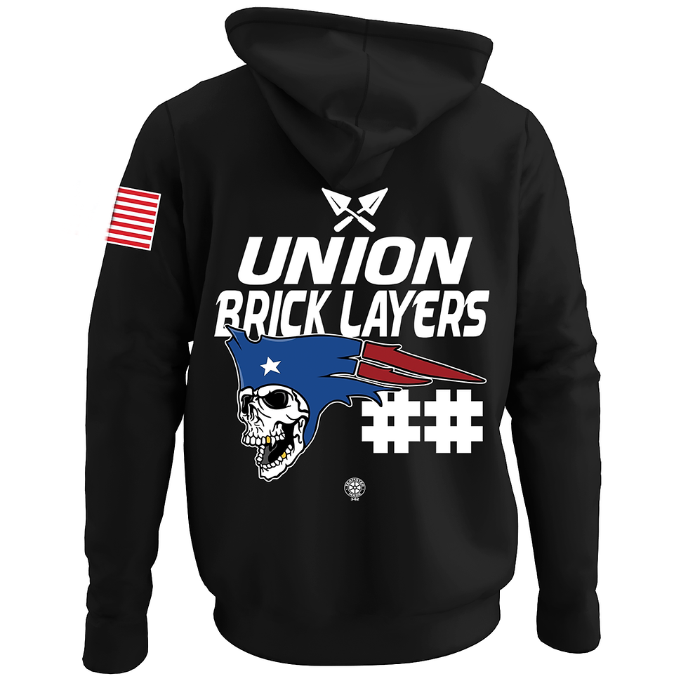Thumbnail: BRICKLAYERS PATSKULL  HOODIE