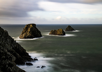 Photo de paysage maritime prse à Crozn en Bretagne