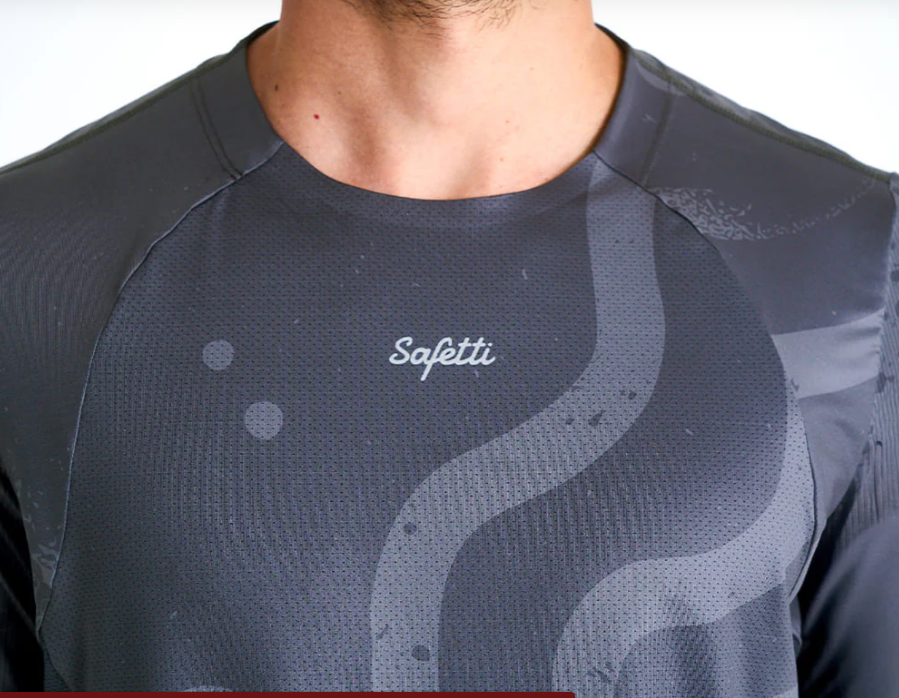 Miniatura: PLAYERA RUNNING/PADEL MANGA CORTA BLUEBERRY PARA HOMBRE SAFETTI