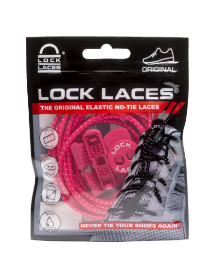 Miniatura: Lock Laces Rosa Neón Agujetas sin Amarre