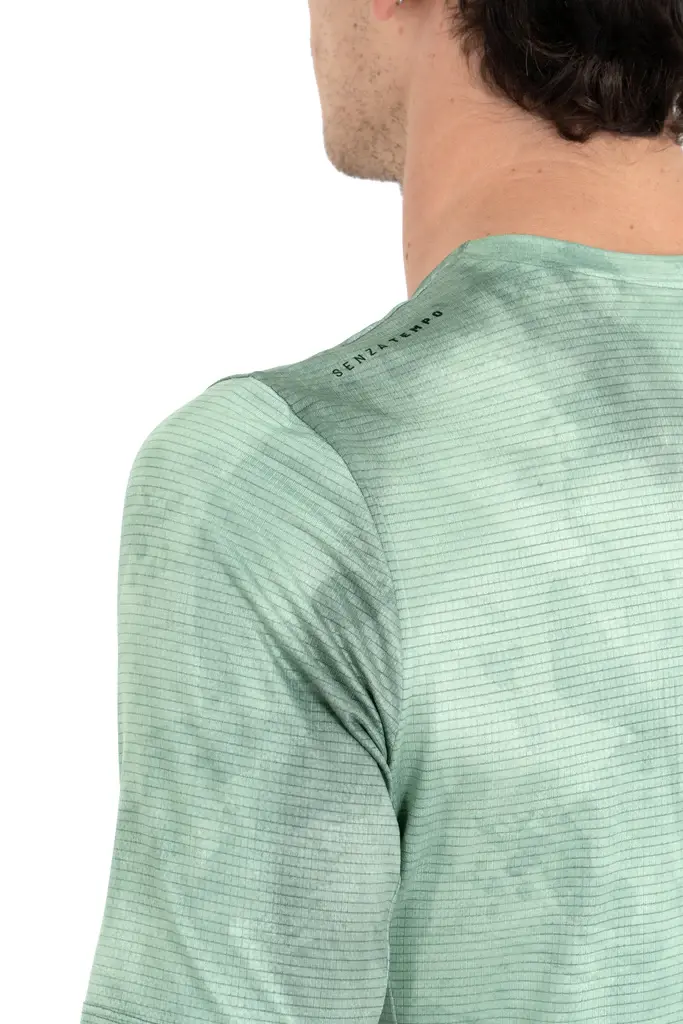 OLIVE PLAYERA RUNNING HOMBRE SAFETTI