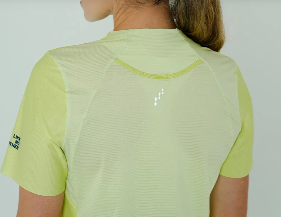 Miniatura: PLAYERA RUNNING MANGA CORTA PRO 405 LEMON PARA MUJER SAFETTI