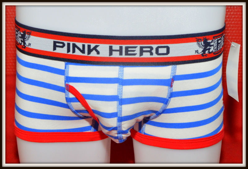 Thumbnail: Boxer Pink Hero Rayé