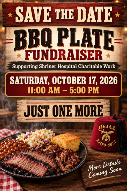 Astronuts BBQ Fundraiser
