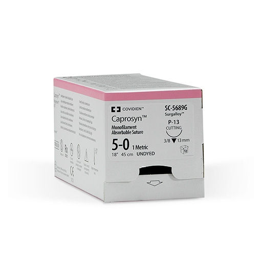 Caprosyn™ - Fil de suture synthétique résorbable à court terme monofilament