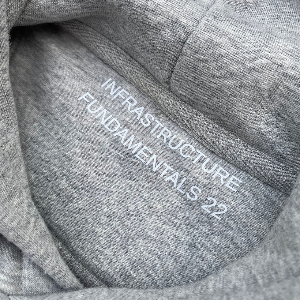 Thumbnail: Script Hoodie - Grey