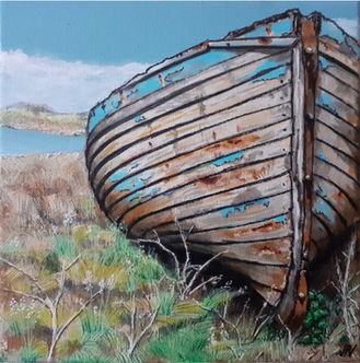 131 barque bleue à clins 20 x 20.jpg