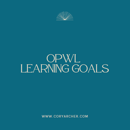 OPWL Learning Goals