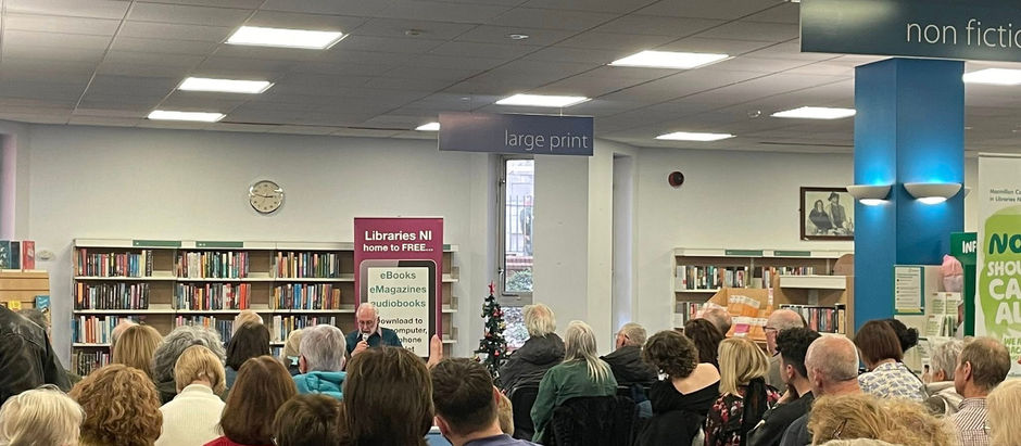 Full house at Derry Central Library for Felicity McCall's 'Holiday' offering