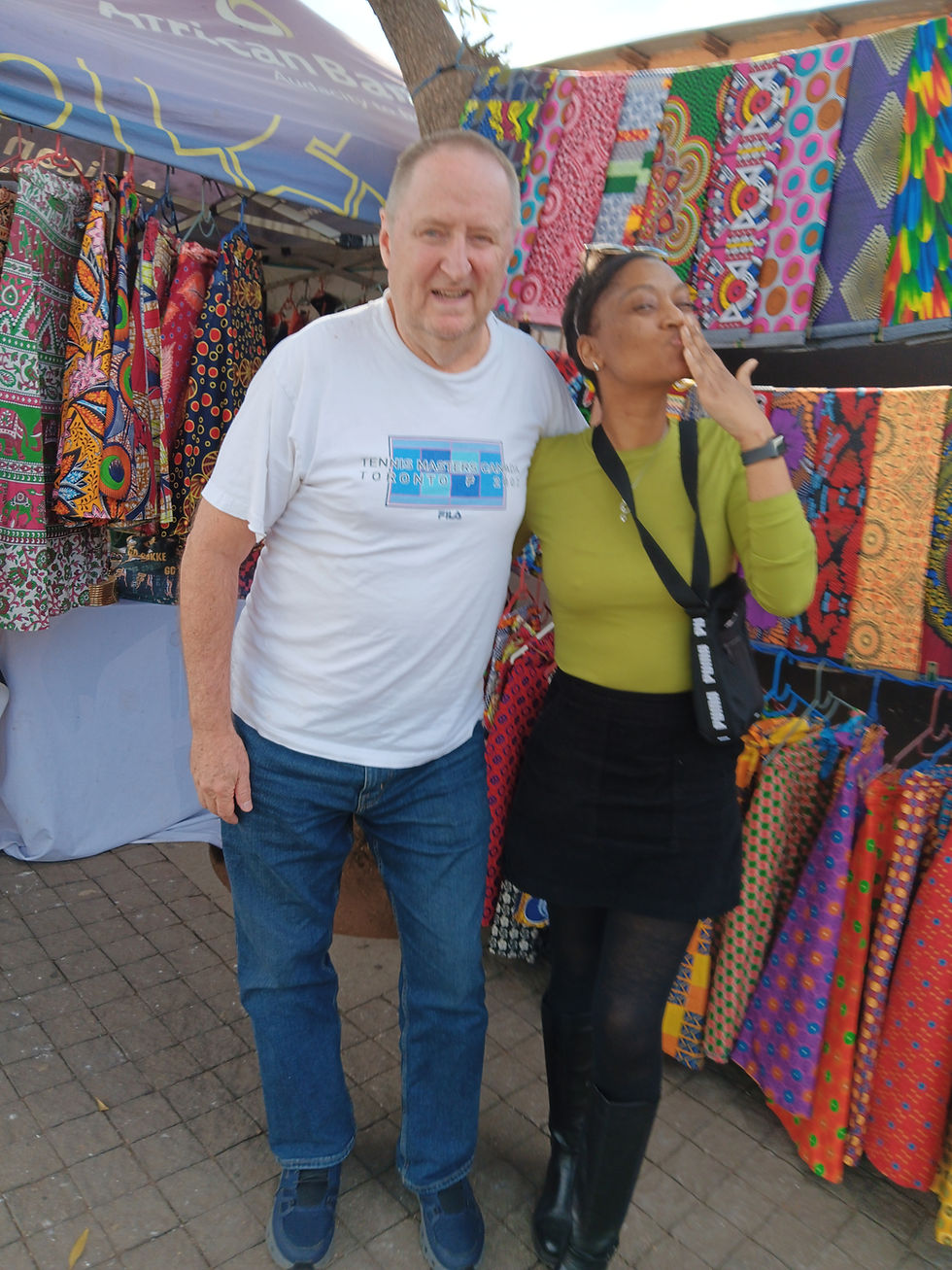 With Naniki and the colors of Soweto