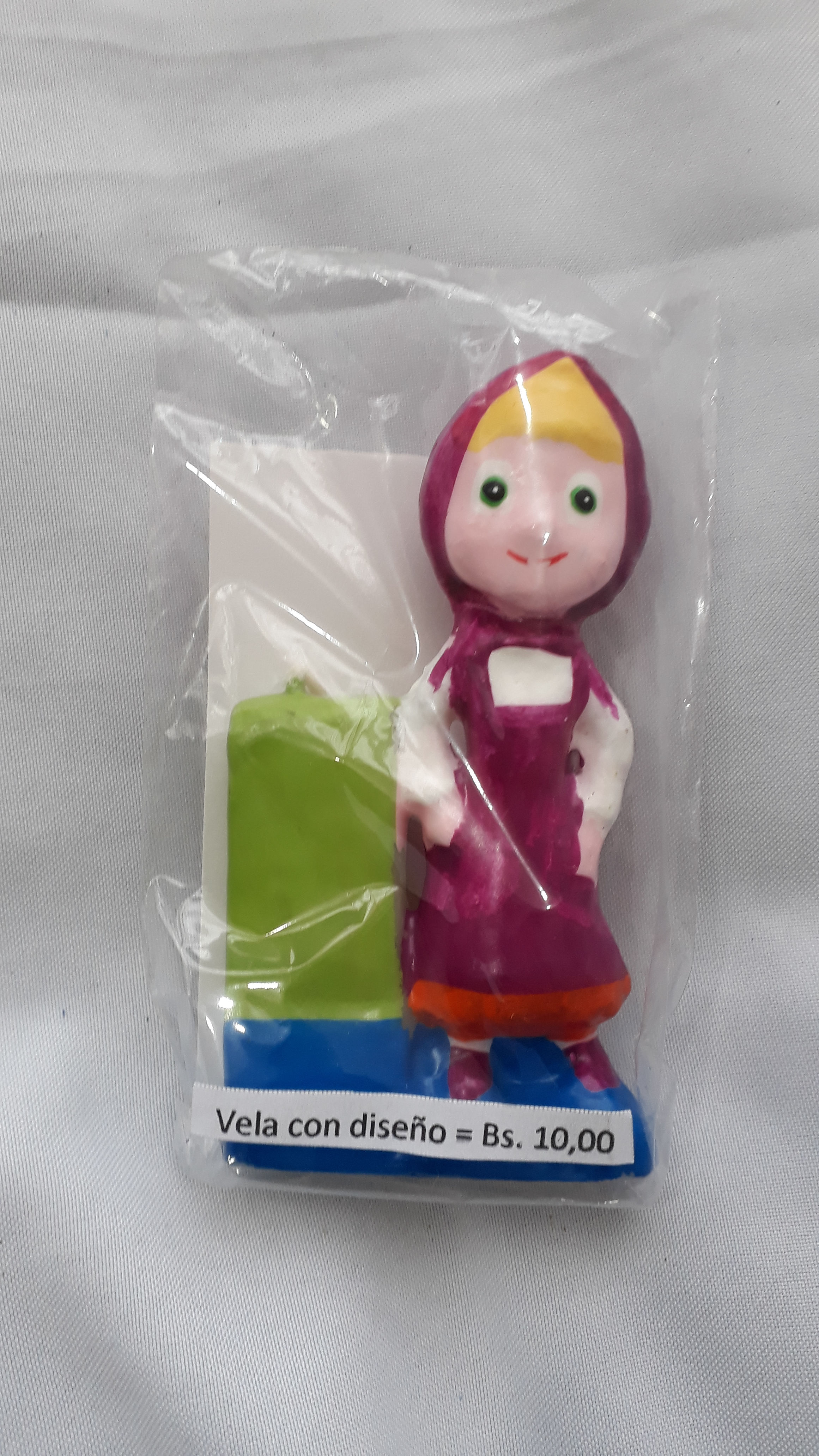 Vela con Dise?o Masha