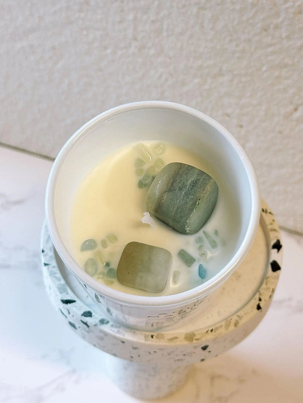 Thumbnail: Energy Crystal Candle — Natural Soy Wax, Aromatherapy & Healing Crystals