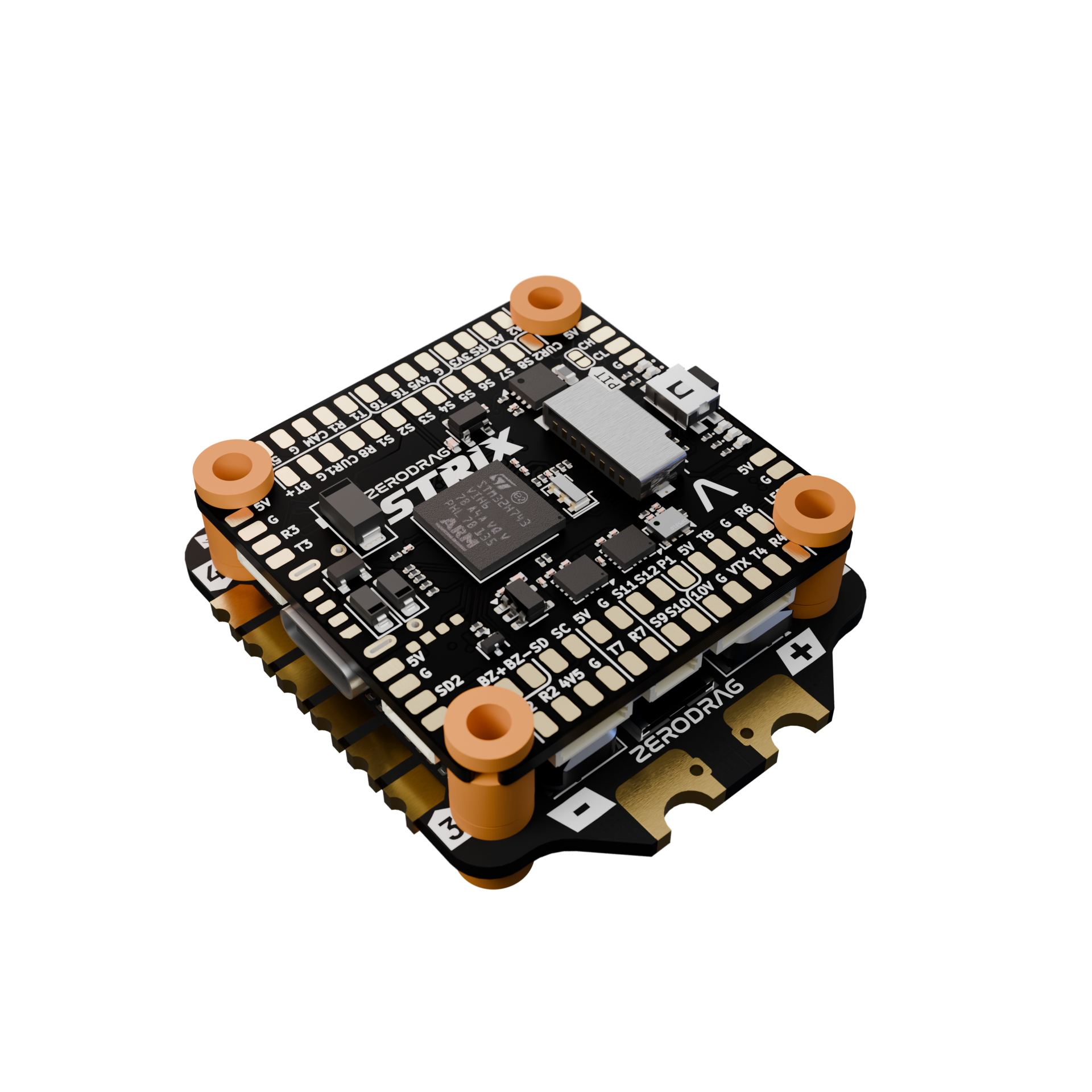 Zerodrag Strix-Boost H7 FPV Stack - Made in India