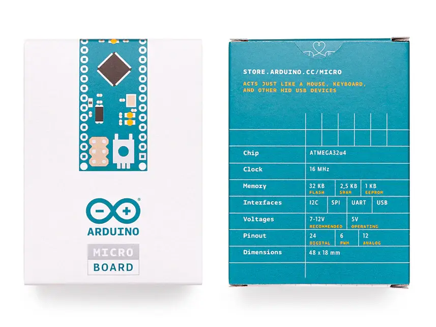Thumbnail: Arduino Micro with Headers A000053