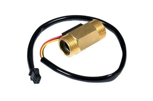Thumbnail: 1/2 Inch Brass Water Flow Sensor SEN-HZ21WI