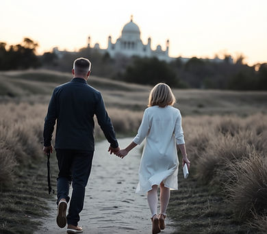 Couple enjoying youth and vitality