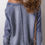 Thumbnail: Arabella Sail Blue Raglan Sleeve Sweatshirt