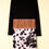 Thumbnail: Black Western Pattern Cow Patchwork Open Front Cardigan
