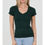 Thumbnail: V-Neck T-Shirt Basic Top by Angie featuring a fitted dry-fit style, V-neckline, and short sleeves