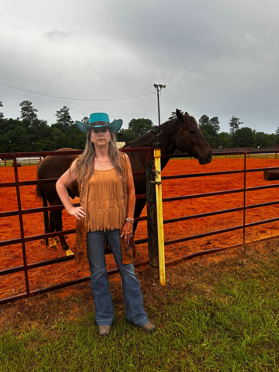 Thumbnail: Camel Tiered Fringe Suede Western Camisole