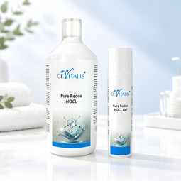 1 x Cevitalis Pure Redox HOCL_1000 ml
1 x Cevitalis Pure Redox HOCL Gel_200 ml