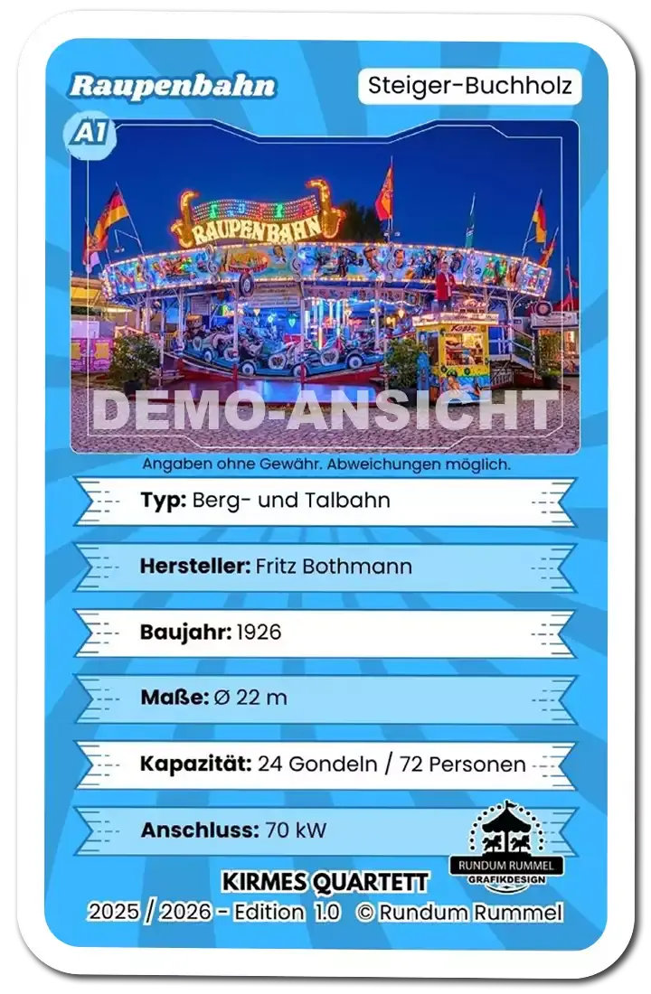 Miniaturbild: Kirmes-Quartett Edition 1.0 Für Re-Seller (inkl. MwSt.)