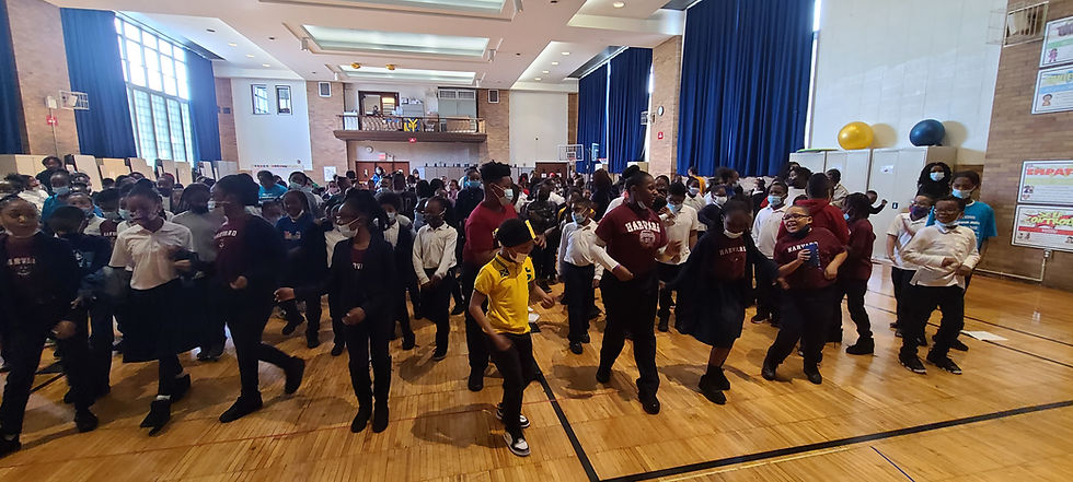 Brooklyn School goes crazy over Uncle majic the magician and Nunu playhouse