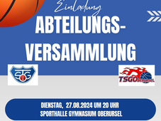 Einladung zur ordentlichen Abteilungsversammlung