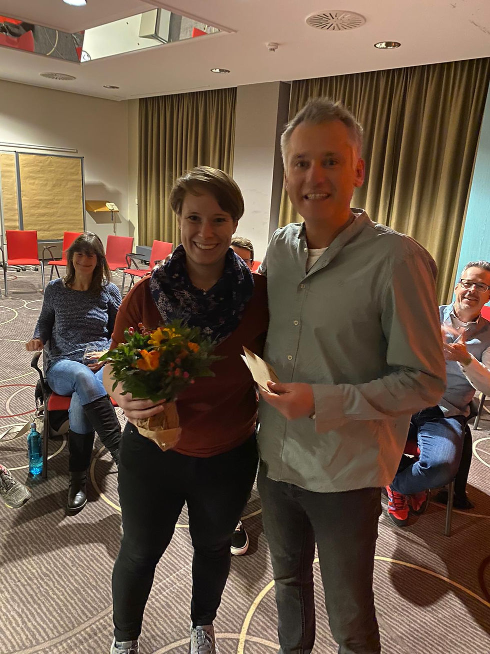 Kirsten wird nach 4 Jahren als Schiedsrichterwart gebührend verabschiedet! Danke Kirsten