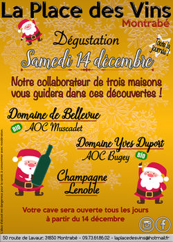 Dégustation du Samedi 14 Décembre