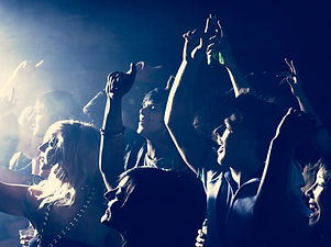 Rock Concert Audience Cheering