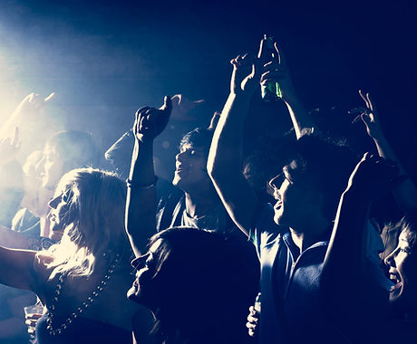 Rock Concert Audience Cheering