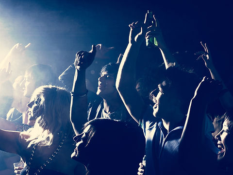Rock Concert Audience Cheering
