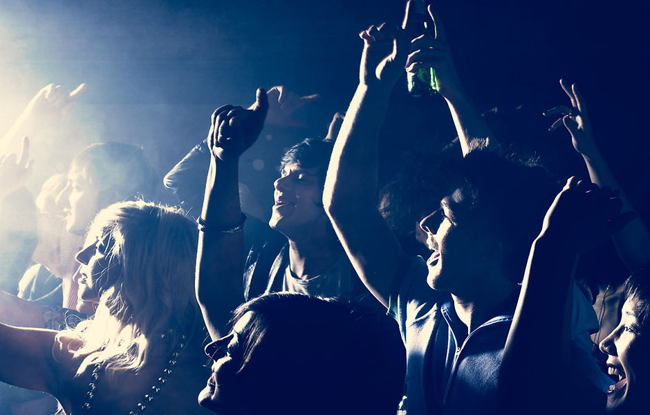 Rock Concert Audience Cheering