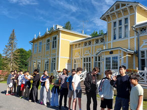Language camp in West Finland College