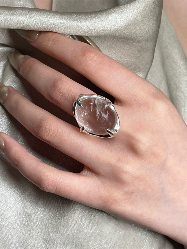 Thumbnail: Crystal Oval Statement Ring