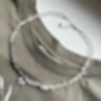 Thumbnail: Zircon Heart tassels Necklace