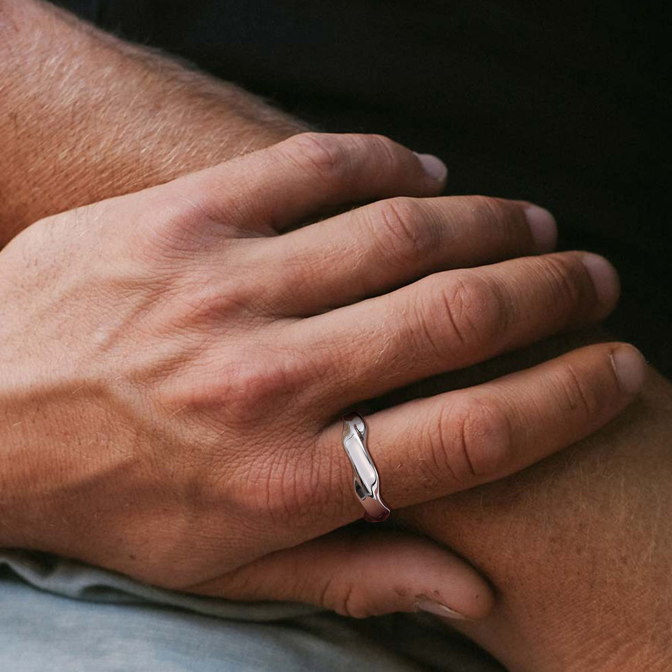 Thumbnail: Stainless Steel Mobius Ring